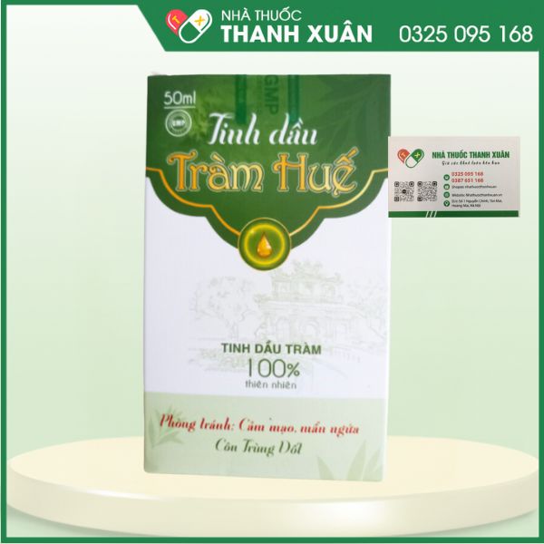 Tinh dầu Tràm Huế - Dùng massage da hoặc pha với nước để tắm khi trời lạnh